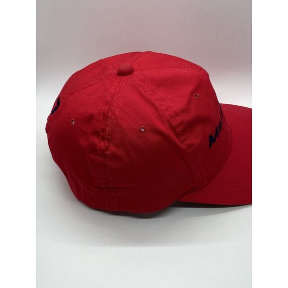 Mass Mutual Red Baseball Cap Hat Snap-back OSFM #7 on Back Embroidery - Picture 9 of 13
